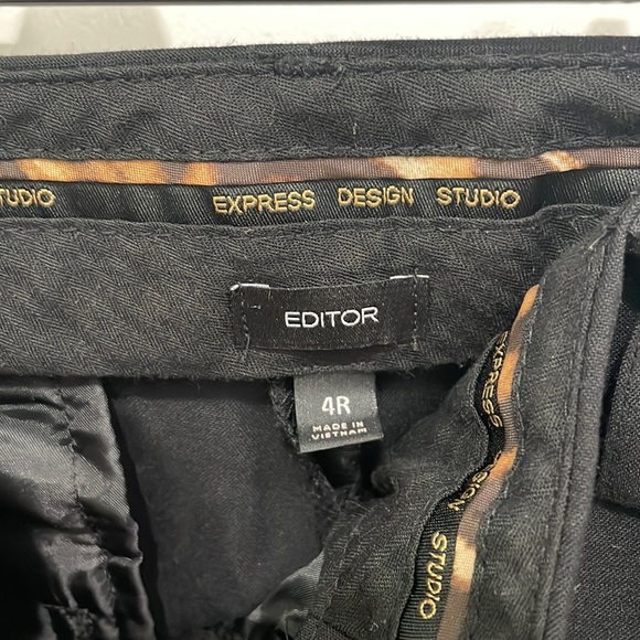 Express Editor Pants in Black - Picture 1 of 3